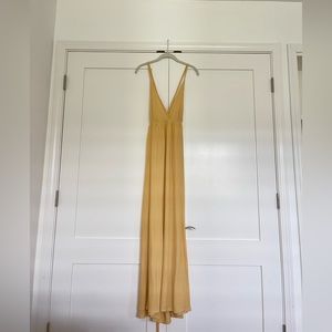 Faithfull the Brand Yellow Maxi Dress